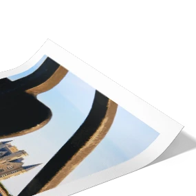 Papier d'art seul avec marge blanche